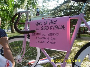 bici rosa
