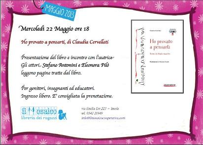 Ho provato a pensarti, di Claudia Cervellati