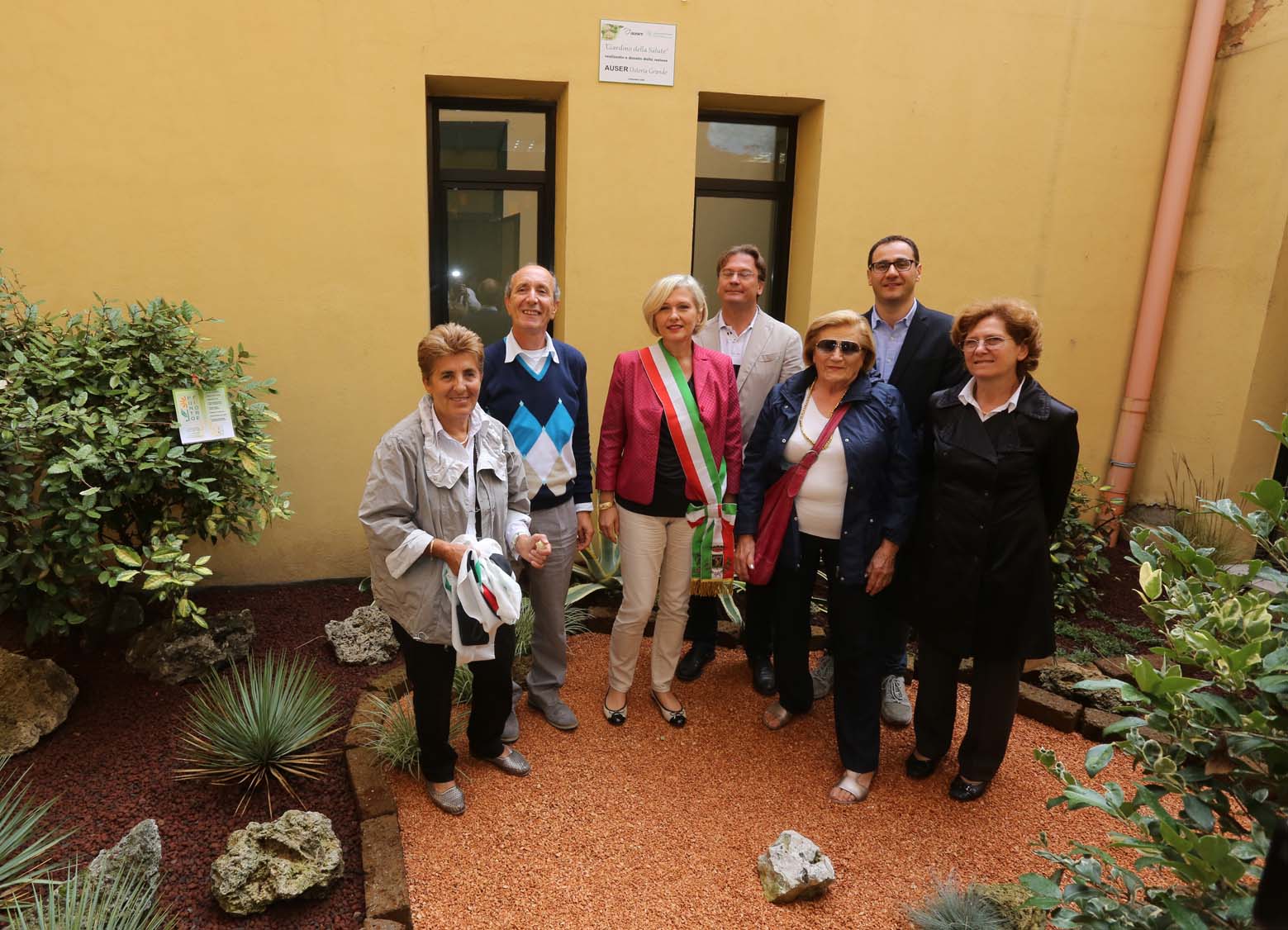 INAUGURATO IL GIARDINO DELLA CASA DELLA SALUTE