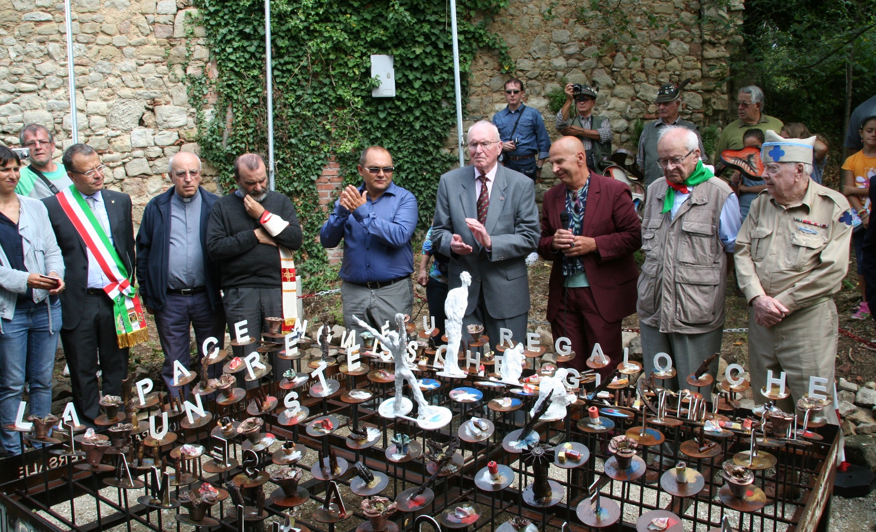 EMOZIONANTE INCONTRO TRA TRE VETERANI DELLA LINEA GOTICA