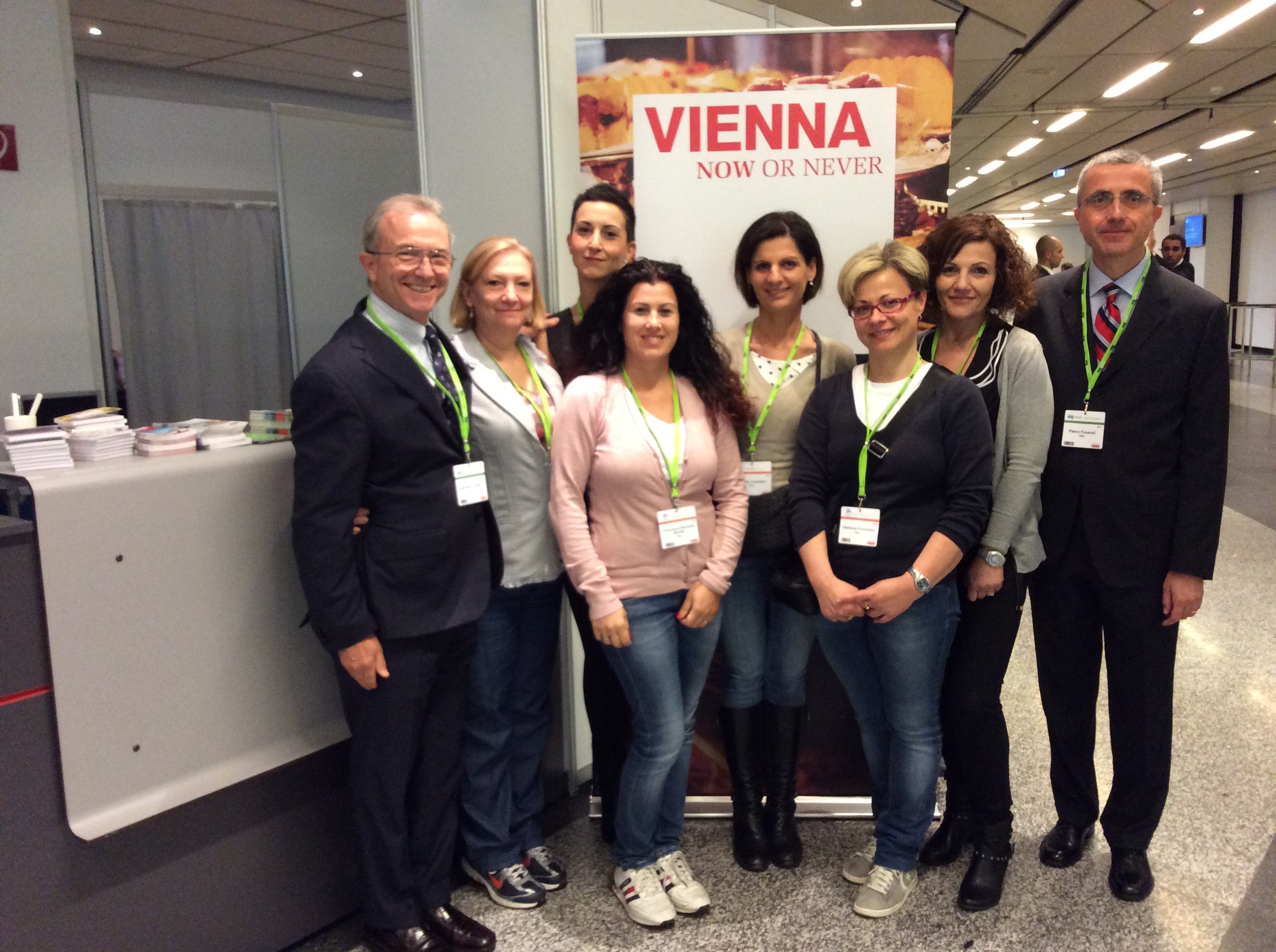 Equipe multi professionale gastroenterologica al Congresso Europeo di Vienna
