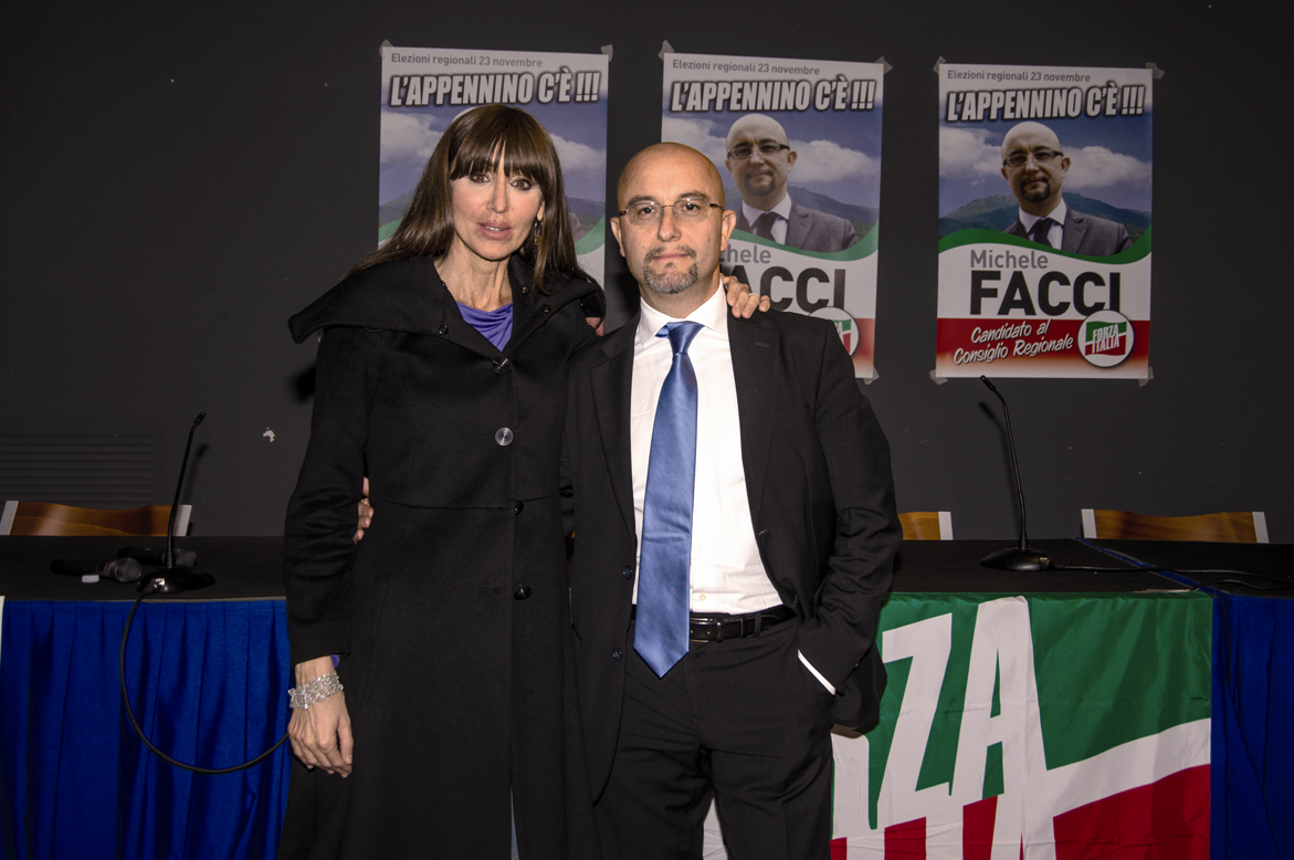 ELEZIONI, MICHELE FACCI (FORZA ITALIA) CHIUDE LA CAMPAGNA ELETTORALE A IMOLA CON ANNA MARIA BERNINI