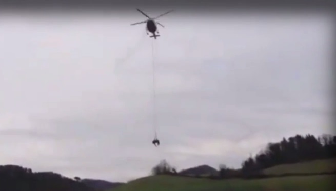 CASOLA VALSENIO, FRANA IL CAMPO DI CALCIO  (Video)