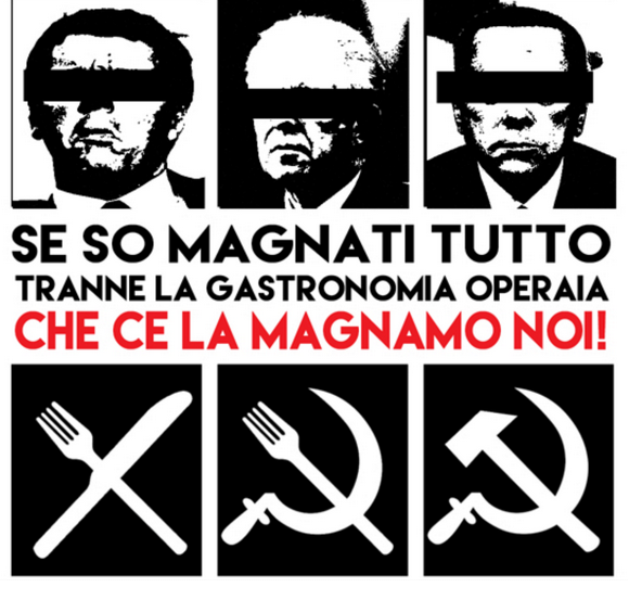 CENA DI AUTOFINANZIAMENTO DI RIFONDAZIONE COMUNISTA ED INIZIATIVA PUBBLICA CONTRO IL DDL SCUOLA DI RENZI!