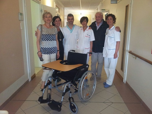 DALLA SEZIONE BOCCE DELLA POLISPORTIVA DI OSTERIA GRANDE 4 CARROZZINE PER LA STRUTTURA RESIDENZIALE DI CURE INTERMEDIE DI CASTEL SAN PIETRO TERME