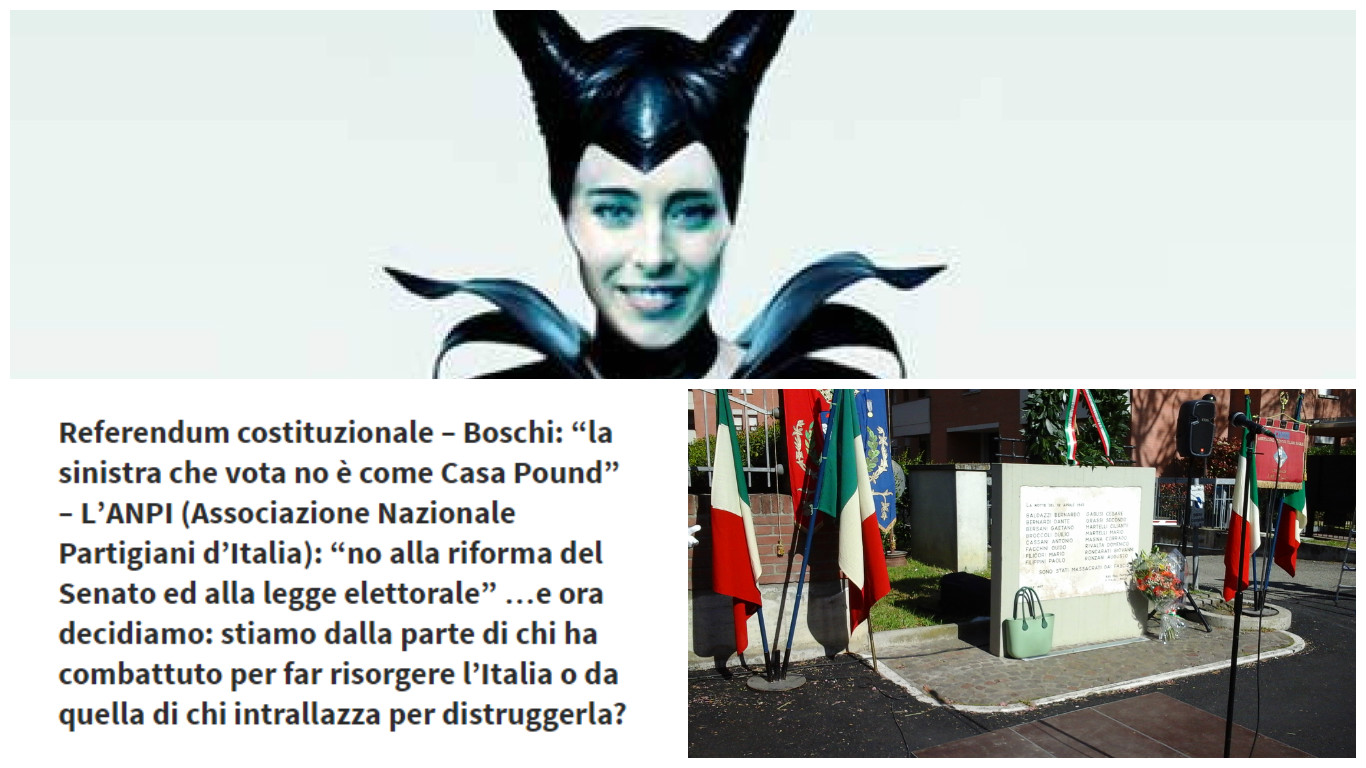 SULLA RIFORMA COSTITUZIONALE I PARTIGIANI DI IMOLA SI RITIRANO NEI BOSCHI