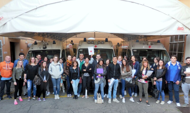 CONCLUSIONE CORSO BASE  C.R.I. 2016 A IMOLA