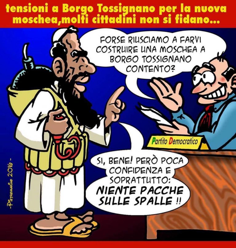 CON IL COMUNE UNICO SI FINIRA’ PER AVERE  PIU’ CENTRI ISLAMICI E MENO CASERME