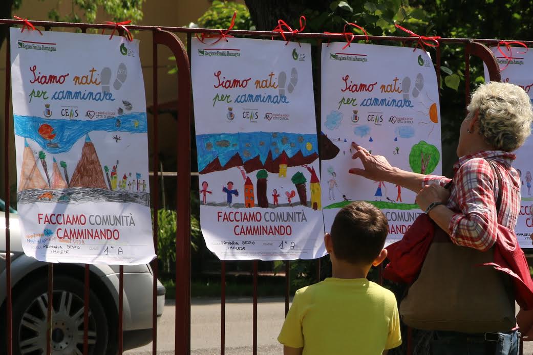 GLI ALUNNI DELLE SCUOLE PRIMARIE DI SASSO MORELLI  E SESTO IMOLESE PROTAGONISTI DELLA CAMPAGNA  “SIAMO NATI PER CAMMINARE”