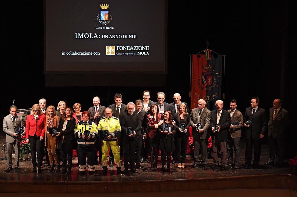 UN TEATRO “STIGNANI” GREMITO HA ACCOLTO LA CONSEGNA  DEI PREMI “CITTÀ DI IMOLA – GRIFO DI CRISTALLO”