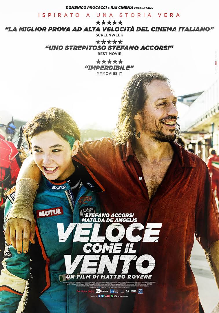 DAVID DI DONATELLO, “VELOCE COME IL VENTO” 16 CANDIDATURE PER IL FILM GIRATO AD IMOLA