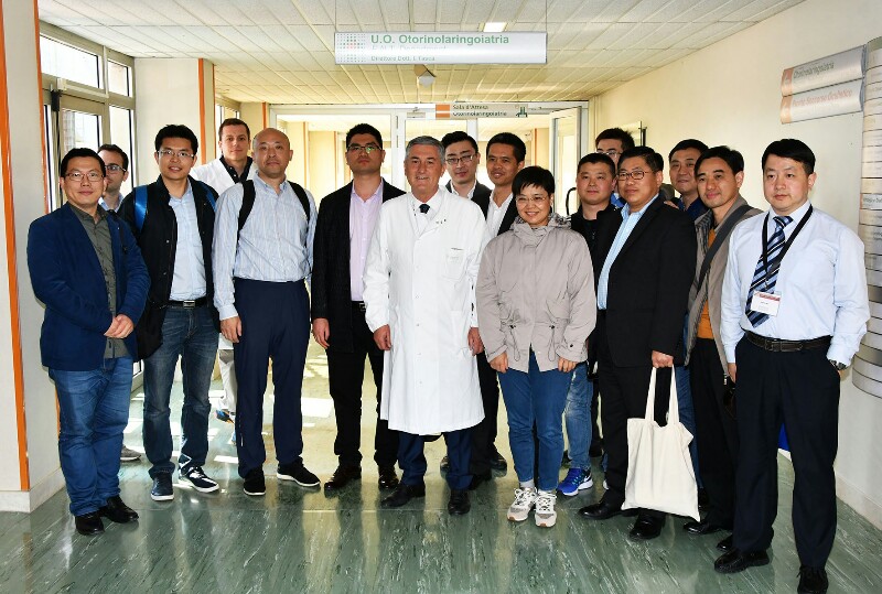 Una delegazione cinese in visita all’ospedale Santa Maria della Scaletta