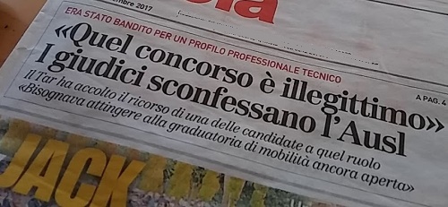 M5S IMOLA: “RICORSO TAR “CONCORSO AUSL” ILLEGITTIMO””