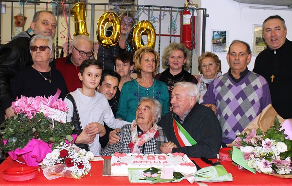 GLI AUGURI PER I 100 ANNI DI ATTILIA MEZZETTI
