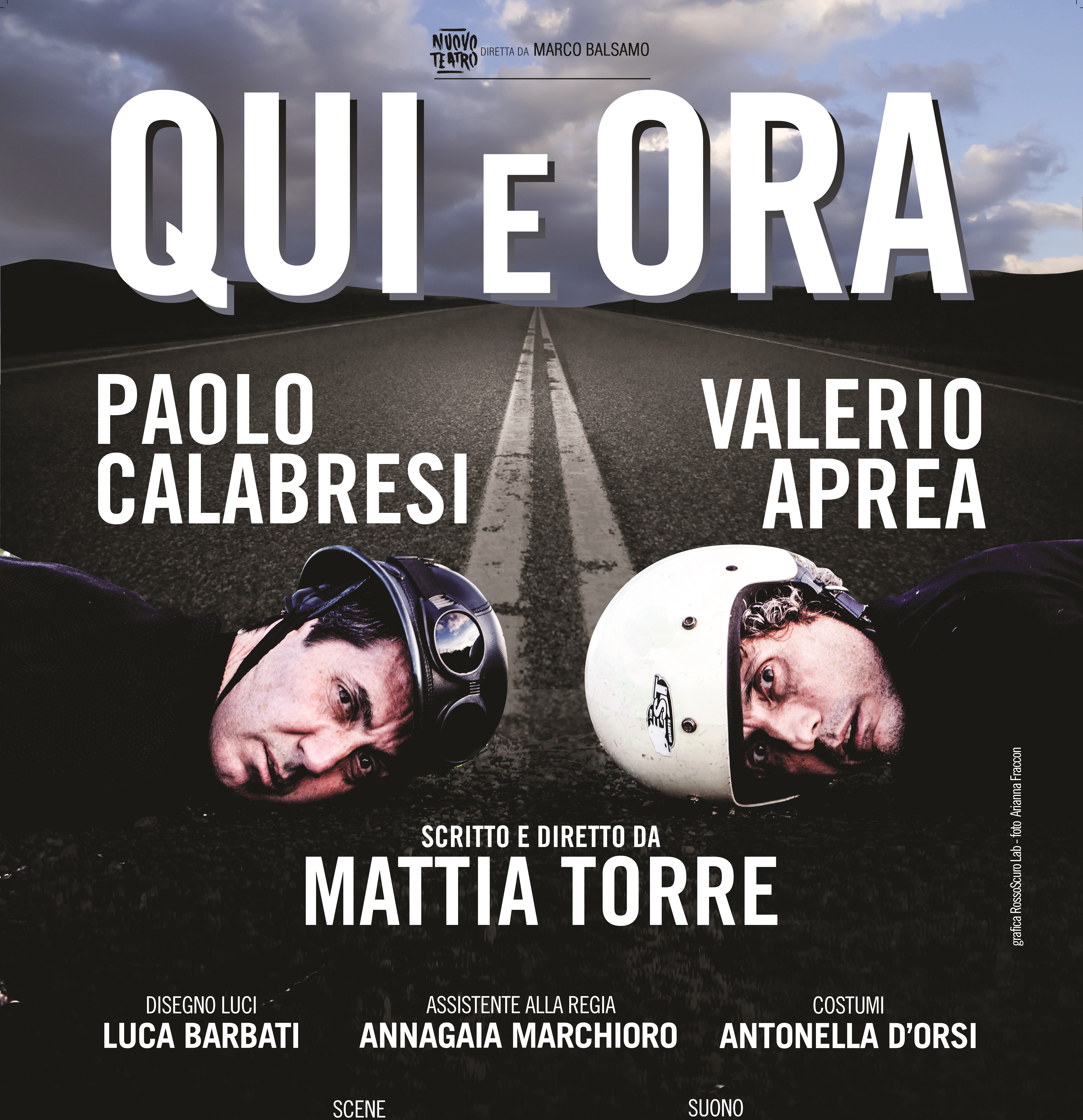 TEATRO STIGNANI: “QUI E ORA” CON PAOLO CALABRESI E VALERIO APREA, DAL 4 ALL’8 APRILE
