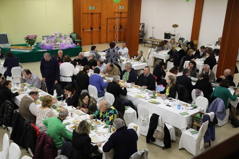 OLTRE 100 I PARTECIPANTI AL PRANZO DI BENEFICENZA A FAVORE DI AGEOP-RICERCA ONLUS