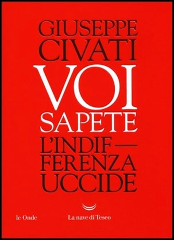 IMOLA GIUSEPPE CIVATI PRESENTA IL SUO LIBRO “VOI SAPETE.L’INDIFFERENZA UCCIDE”
