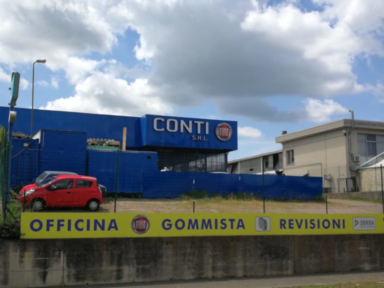 IL SINDACO DI DOZZA INAUGURA I NUOVI LOCALI DELL’OFFICINA CONTI SRL