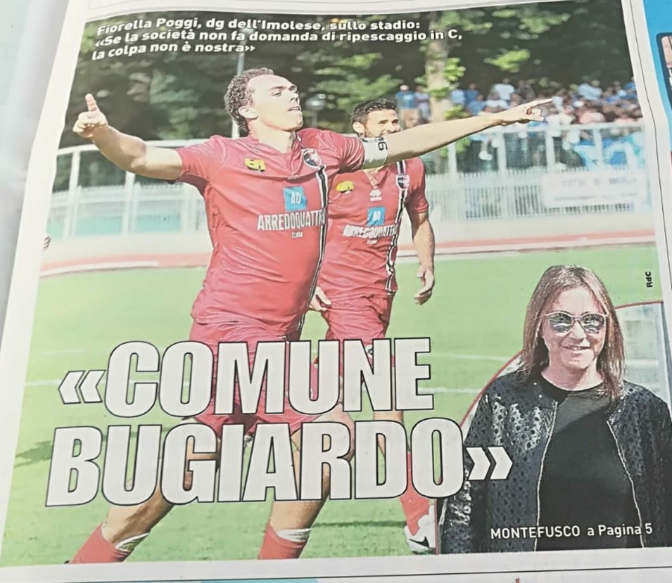 SANGIORGI: “COMUNE ARROGANTE E BUGIARDO, NELLO SPORT TOCCATO IL FONDO”