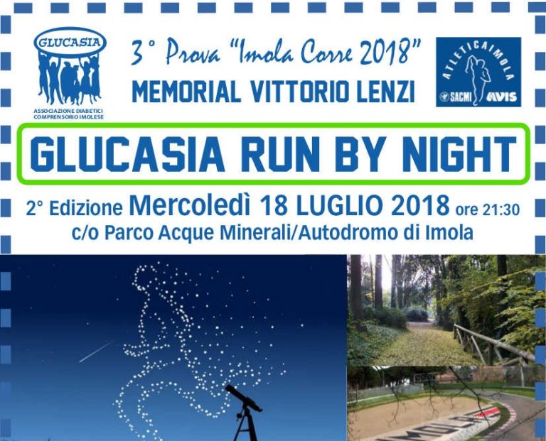 “GLUCASIA RUNBYNIGHT” ALL’INTERNO DEL PARCO ACQUE E DELL’AUTODROMO