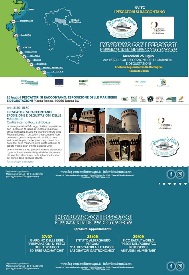 P-ASSAGGI DI MARE EVENTO 25 LUGLIO – ENOTECA REGIONALE ROCCA DI DOZZA