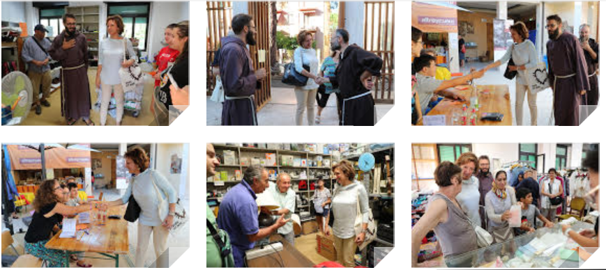 LA SINDACA SANGIORGI HA VISITATO IL MERCATINO DEI FRATI CAPPUCCINI