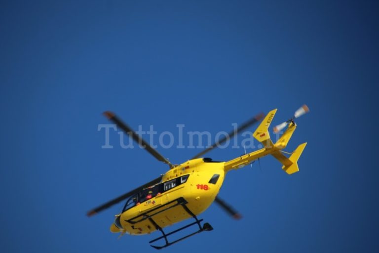 EMERGENZA, UNA LA RETE CHE FUNZIONA. NUOVO INTERVENTO DELL’ELISOCCORSO NOTTURNO AD IMOLA