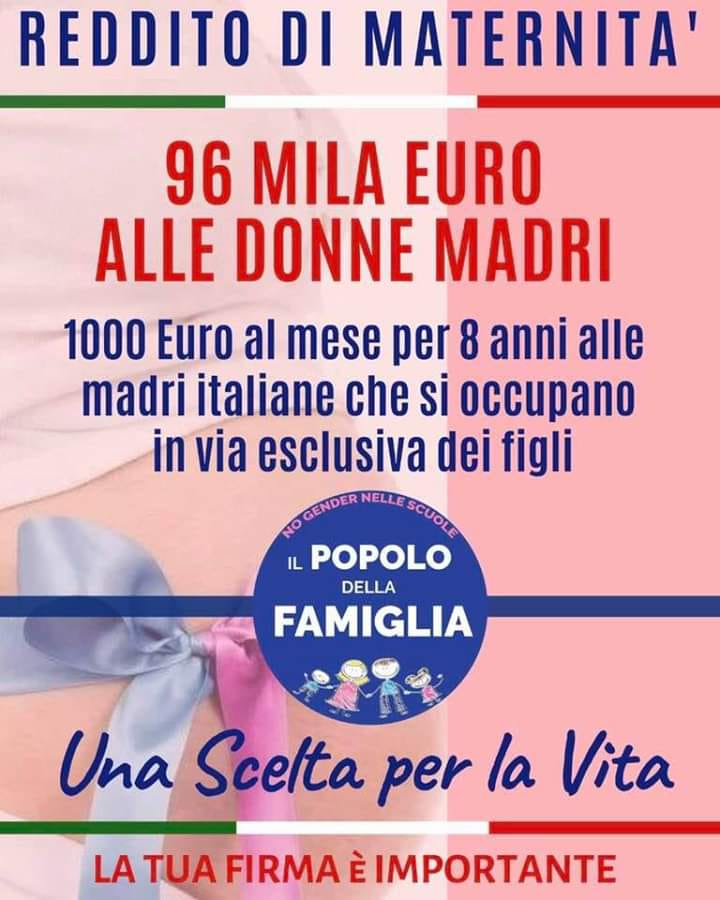 IL POPOLO DELLA FAMIGLIA DENUNCIA: “ANCHE A IMOLA E MEDICINA È ALLARME DENATALITÀ”