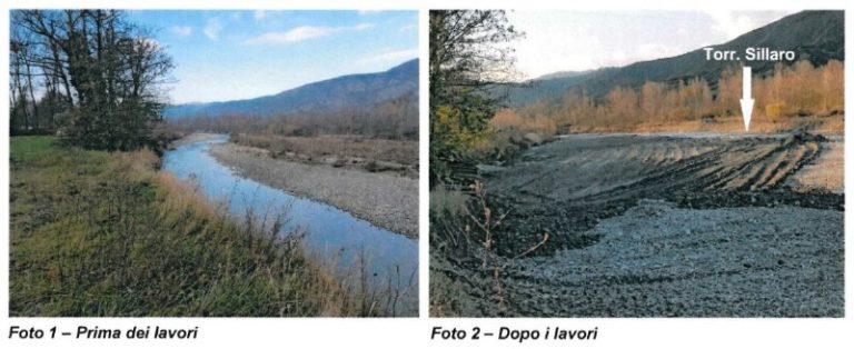 CONCLUSO L’INTERVENTO DI SISTEMAZIONE FLUVIALE NEL TERRITORIO DI CASTEL SAN PIETRO