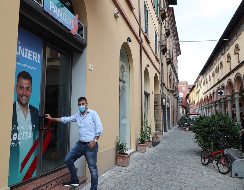 Elezioni Imola:  Il candidato sindaco Marco Panieri inaugura la sede elettorale
