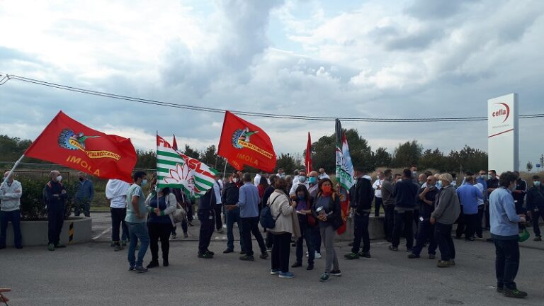 Sciopero e presidio alla Cefla – Comunicato congiunto sigle sindacali