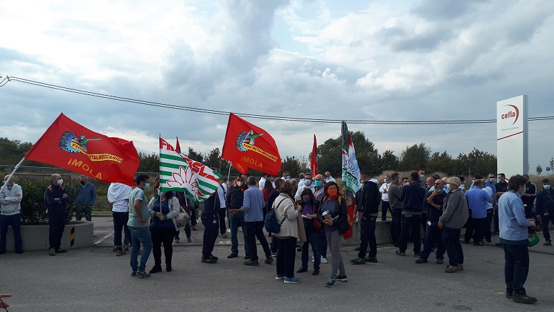 Sciopero e presidio alla Cefla – Comunicato congiunto sigle sindacali