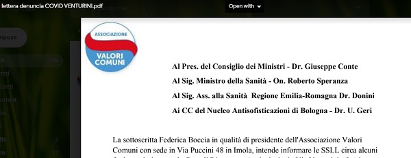 Casa di Riposo Venturini, Valori Comuni presenta esposto denuncia