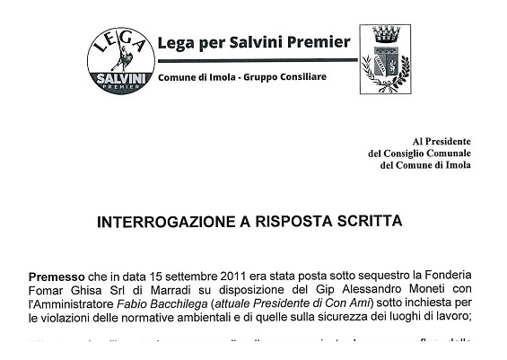 CARAPIA LEGA: “FACCIAMO CHIAREZZA…AMBIENTALE”