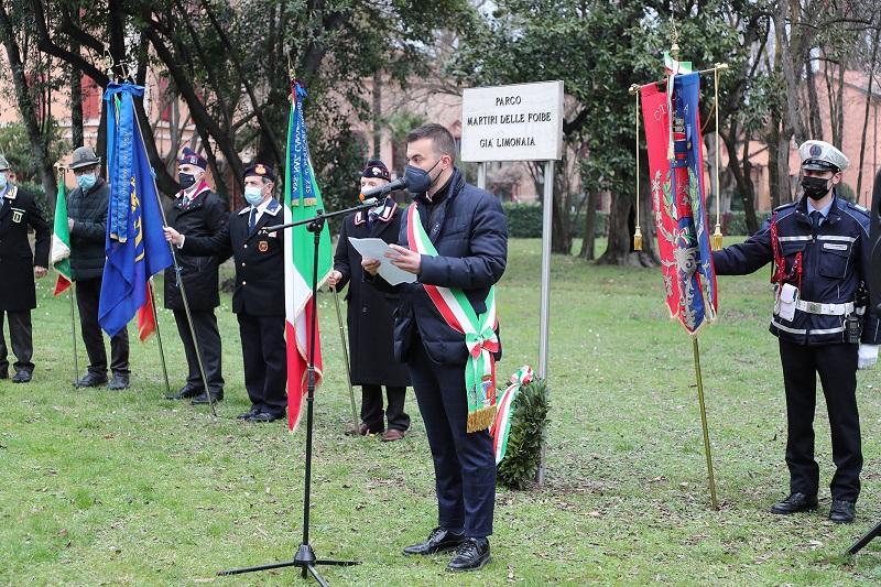 FOIBE, IL SINDACO PANIERI: “UNA DELLE PAGINE PIÙ DOLOROSE  DELLA STORIA DEL NOSTRO PAESE”