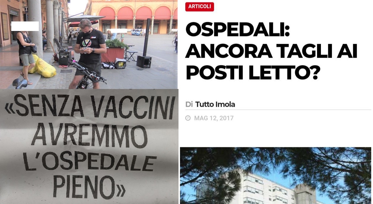 Dottor Rossi, con il taglio dei posti letto si fa presto riempire l’ospedale, e le zone colorate sono dietro l’angolo.