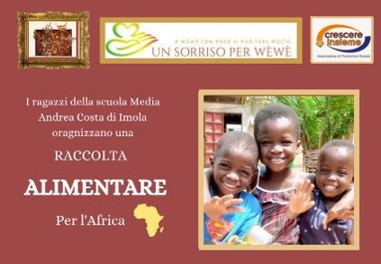 Raccolta alimentare per l’Africa – I ragazzi dell’Andrea Costa vi aspettano sabato 15 dalle ore 8 alle ore 20 al Sigma in via Punta