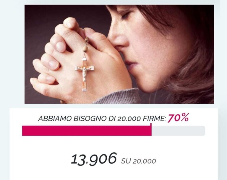 Firma la petizione per sostenere la Maestra Marisa Francescangeli e la fede cristiana cattolica nella scuola!