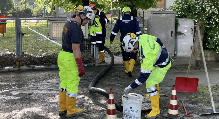 Oltre 90 volontari della Protezione Civile impegnati nella risposta all’emergenza maltempo