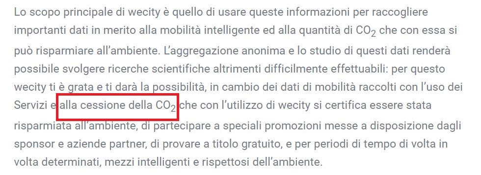 Dal “Bike to work” alla cessione delle quote per il mercato del emissioni CO2?