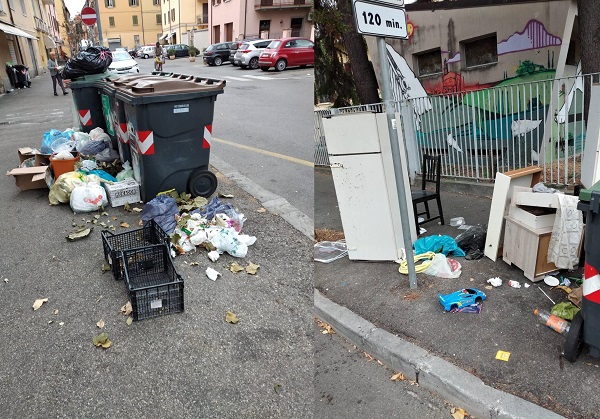 Una situazione al limite della civiltà quella in Via Cavour e nella zona ex Tampieri a Imola e in altri punti della Città