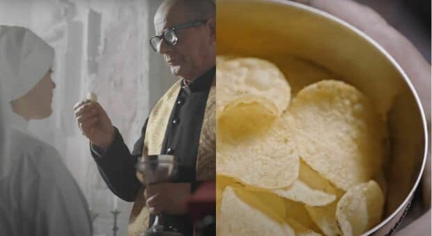 Ecco, scandalizzatevi per queste cose, ma non per un banale spot delle patatine…