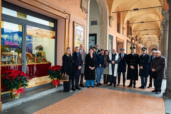 Inaugurato il Presepe di Piergianni Gualtieri presso Banca di Imola
