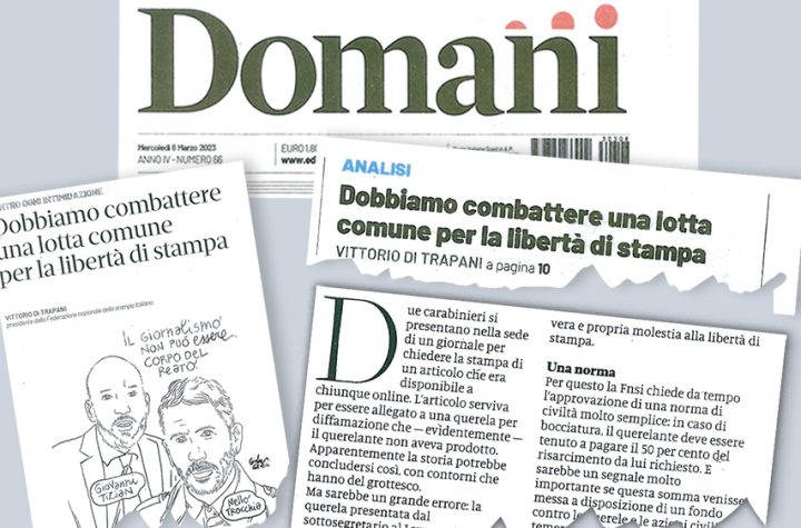 Domani, ieri condannato, oggi difensore della magistratura…