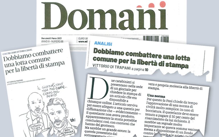 Domani, ieri condannato, oggi difensore della magistratura…