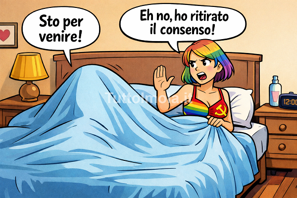 Il DDL Stupri: Consenso revocabile perfino al punto di non ritorno – La trappola è stata smontata
