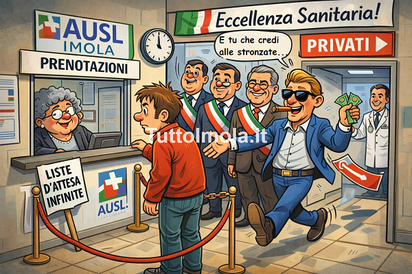 Corte dei Conti demolisce l’Ausl Imola: paghi salti la fila, altrimenti crepi d’attesa