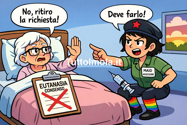 Eutanasia – Donna ritira il consenso, ma viene uccisa lo stesso