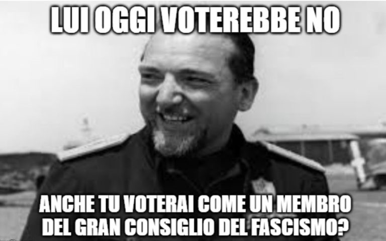 Il paradosso della sinistra: difendere la riforma di un gerarca fascista di Mordano