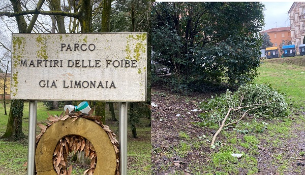 Parco Martiri delle Foibe, degrado nel cuore di Imola: “Abbandono totale, serve manutenzione”